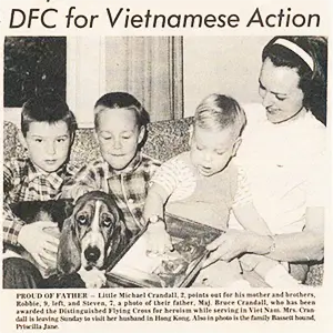 Maj. Bruce Crandall Wins DFC for Vietnamese Action